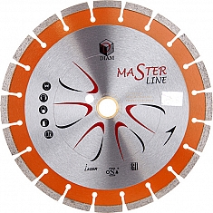 Сегментный алмазный круг Diam Master Line 1A1RSS Универсал 300 мм
