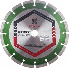 Сегментный алмазный круг Diam Pro Line 1A1RSS Laser Гранит 230 мм